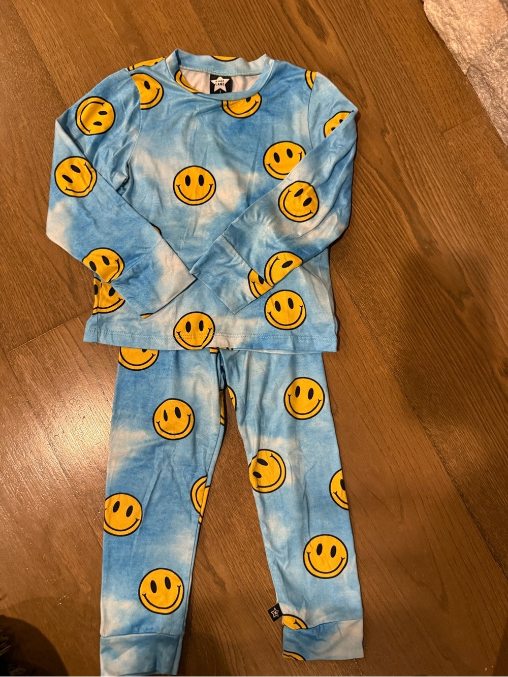Pixie Lane Toddler Smiley Face Pajama Set - 3T
